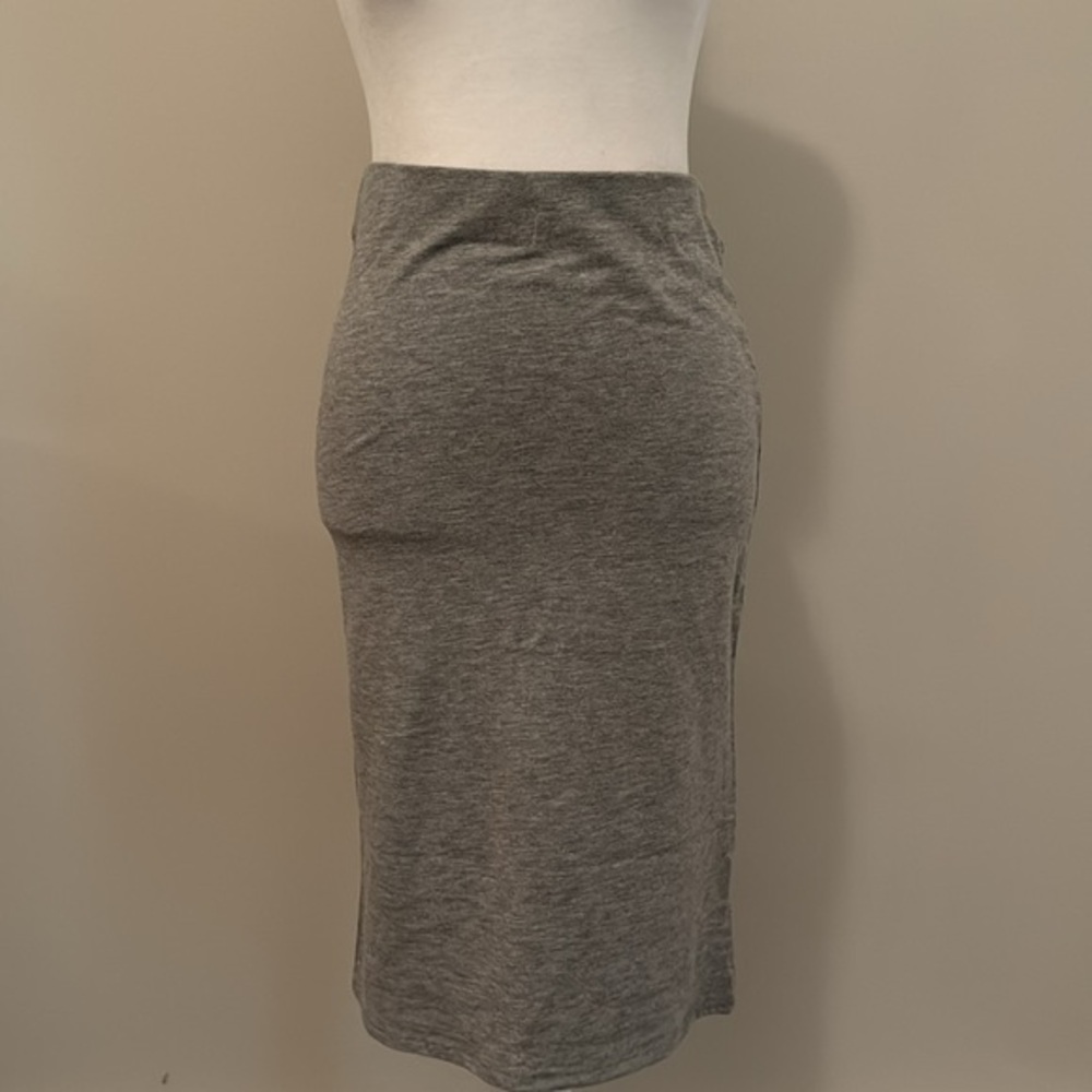 High Waist Knee Length Skirt